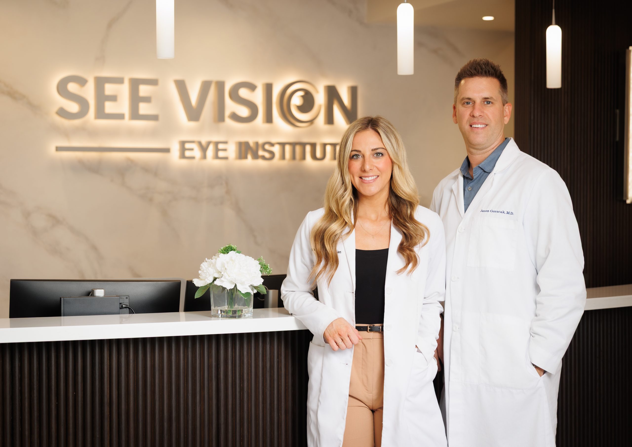 Dr. Kylie Barto, OD and Jason Gorscak, MD