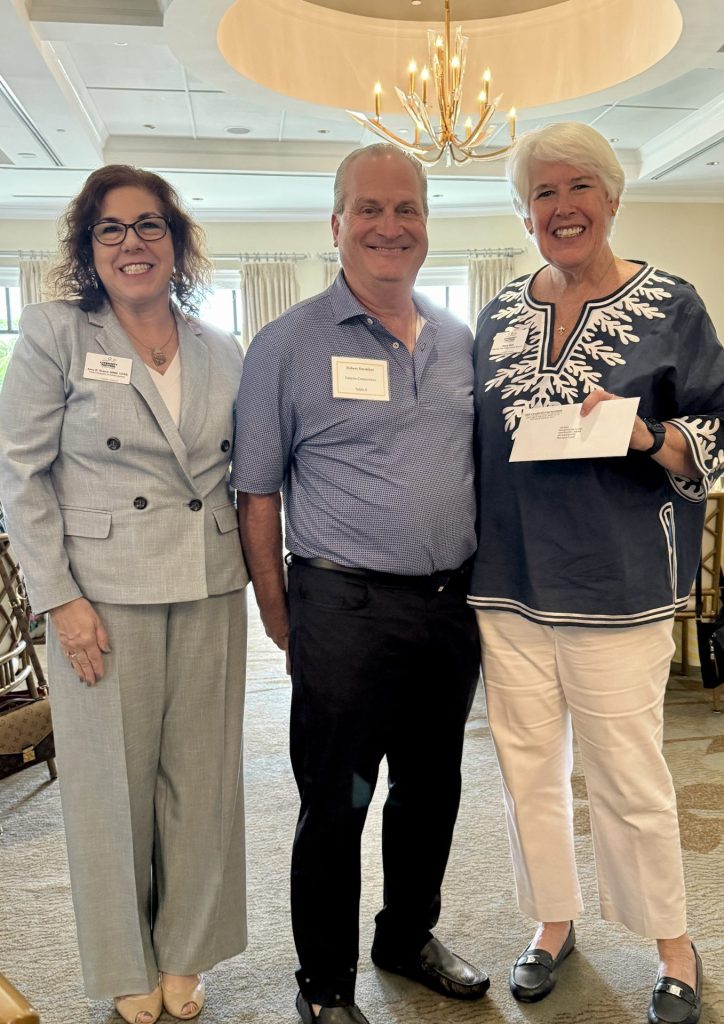 Amy Brand (CPSFL), Robert Snedeker (Ibis Charities) and Kathy Wall (CPSFL)