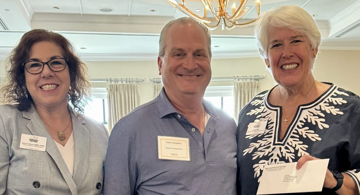 Amy Brand (CPSFL), Robert Snedeker (Ibis Charities) and Kathy Wall (CPSFL)