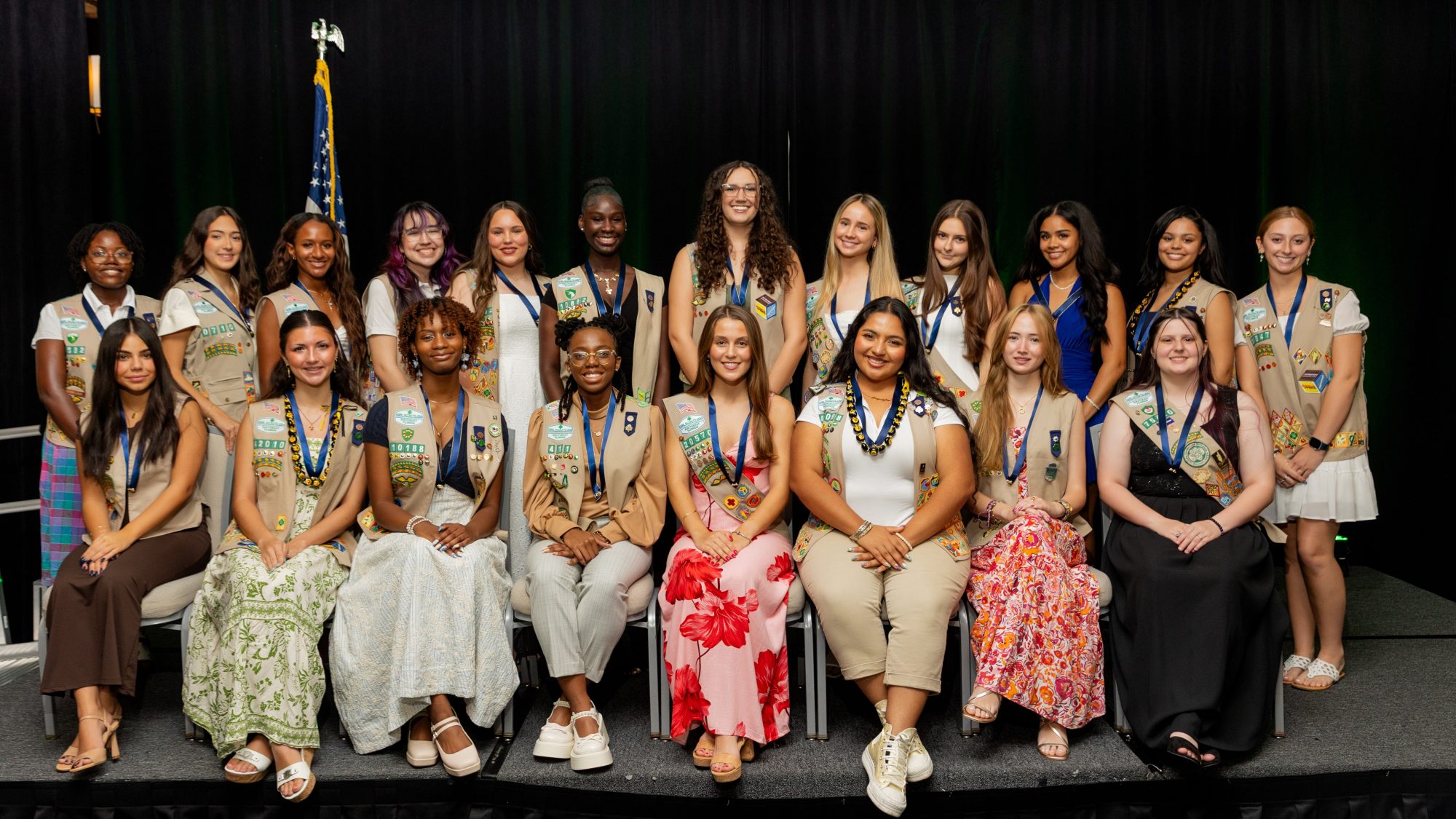 1. Girl Scouts Gold Award recipients
