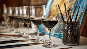 wine and paint 1