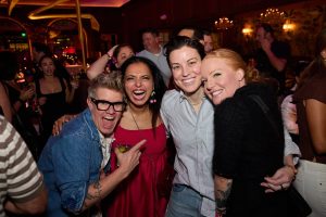 Chefs Crista Luedtke, Maneet Chauhan, Tiffany Faison PBFWF Chef After Party at Pink Steak Pisarri Photo