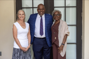 Dr. Christine Koehn, Dr. Roger Duncan, Clovis Moodie