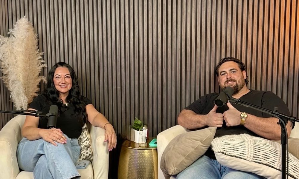 Julie Khanna with Gerard Michaels on "We Just Met" podcast