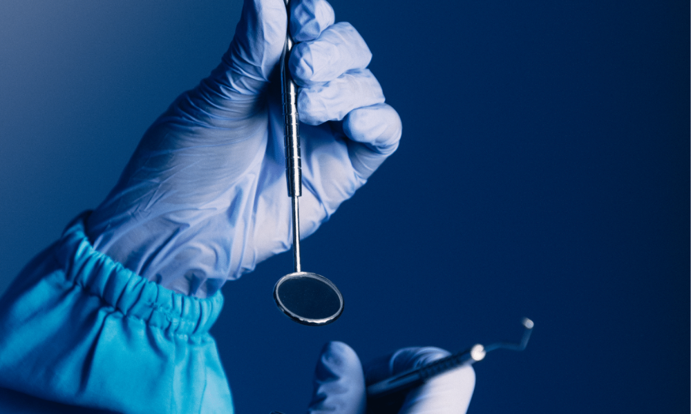 Blue and White Modern Medical Healthcare Flyer