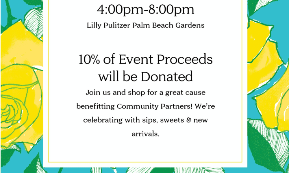 Shop to Support at Lilly Pulitzer at the Gardens Mall