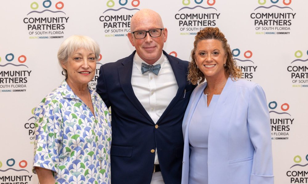 Former CPSFL Board Chair Charlotte Pelton, CPSFL Board Chair Brian Lynott and CPSFL CEO Kelly Powell